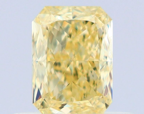 0.5 carat Fancy Yellow-VS1 Natūralus Radiant Deimantas (1)