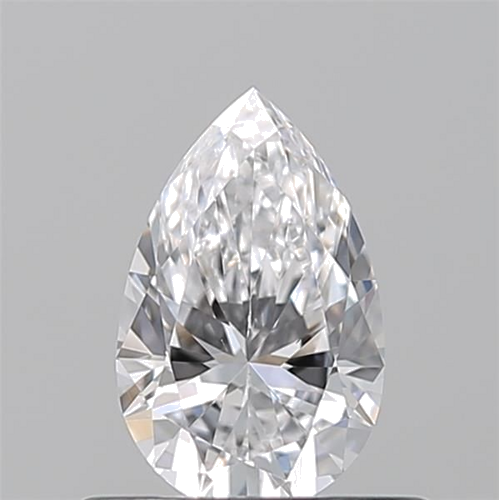 0.5 carat D-VS1 Natūralus Pear Deimantas (1)
