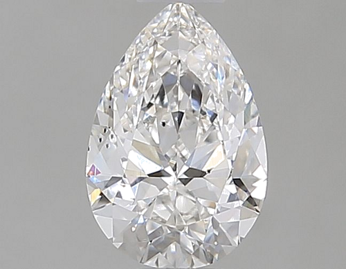 0.5 carat F-SI1 Natūralus Pear Deimantas (1)