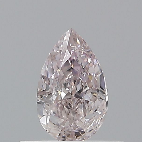 0.5 carat Fancy Pink-SI2 Natūralus Pear Deimantas (1)