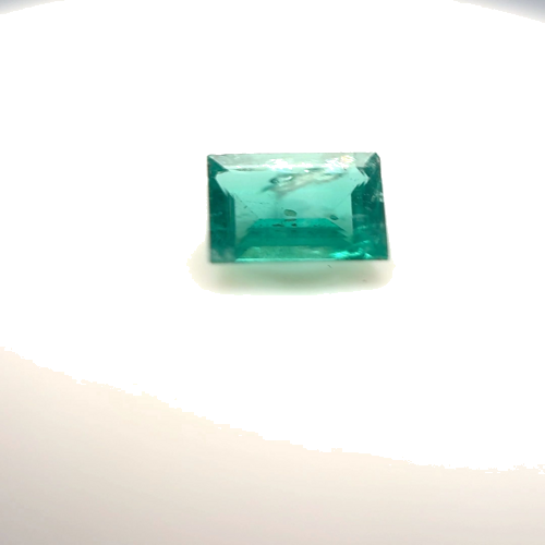 0.48 carat GREEN Baguette Smaragdas (1)