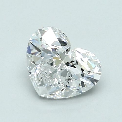 1.01 carat D-VVS2 Natūralus Heart Deimantas (1)