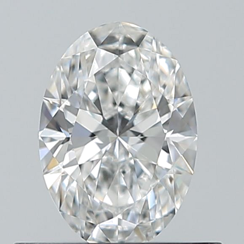 0.5 carat E-VVS2 Natūralus Oval Deimantas (1)