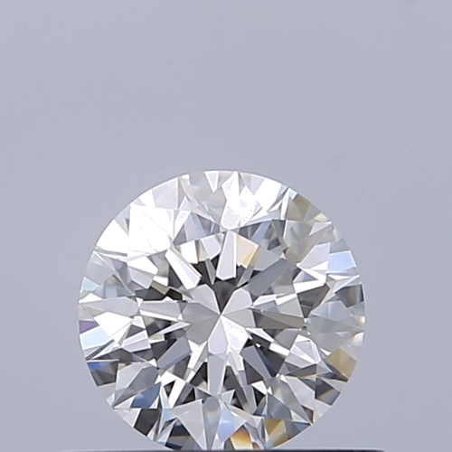 0.51 carat F-VVS1 Excellent cut Natūralus Round Deimantas (1)