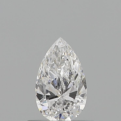 0.51 carat D-VVS1 Natūralus Pear Deimantas (1)