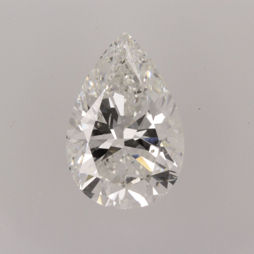 5.02 carat I-SI2 Natūralus Pear Deimantas (1)