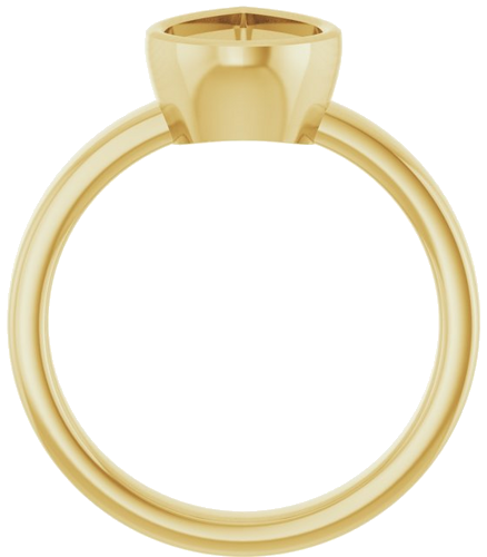 Sužadėtuvių Žiedas „Bezel-Set Solitaire“ 14k yellow gold Pear 10mm x 7mm (2)