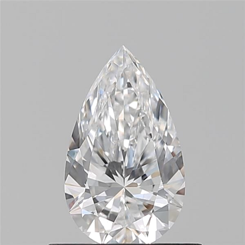 0.62 carat D-VVS1 Natūralus Pear Deimantas (1)