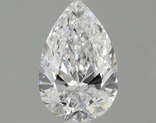 1.0 carat D-VVS2 Natūralus Pear Deimantas (1)