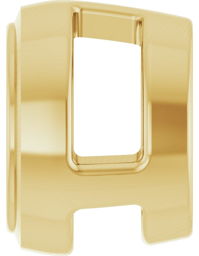 14K Yellow 4.4 mm Round Slide Pendant Mounting (3)