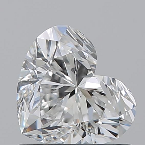 0.9 carat G-VVS2 Natūralus Heart Deimantas (1)