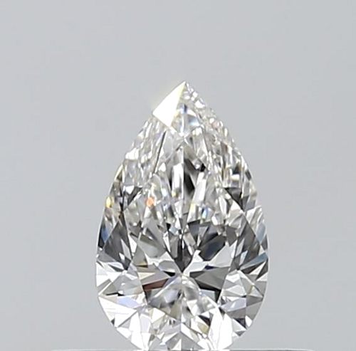 0.3 carat H-VVS1 Natūralus Pear Deimantas (1)