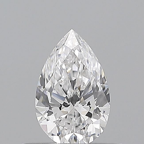 0.5 carat D-VVS1 Natūralus Pear Deimantas (1)