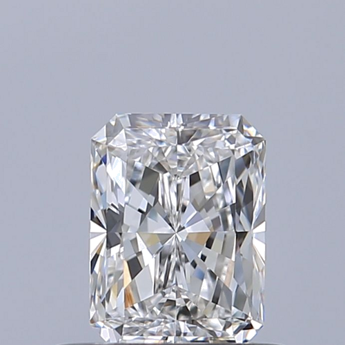 0.5 carat E-VVS1 Natūralus Radiant Deimantas (1)
