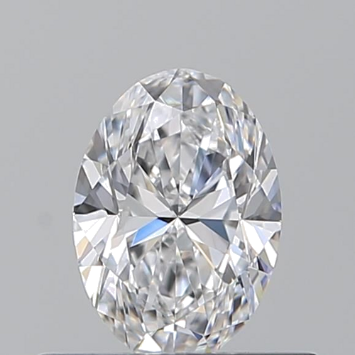 0.5 carat D-VVS2 Natūralus Oval Deimantas (1)