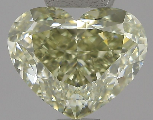 1.71 carat Fancy Yellow-VS2 Natūralus Heart Deimantas (1)