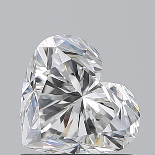 1.01 carat G-VVS2 Natūralus Heart Deimantas (1)