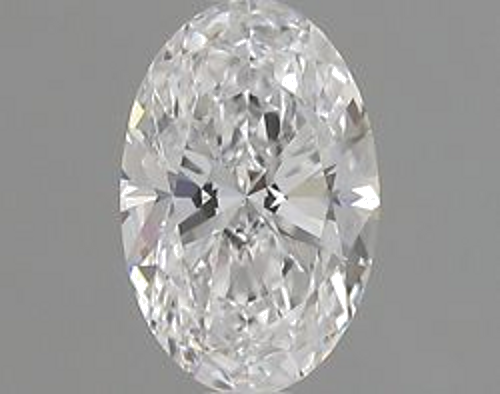 0.5 carat D-VVS2 Natūralus Oval Deimantas (1)