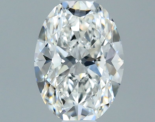 0.4 carat F-VVS1 Natūralus Oval Deimantas (1)