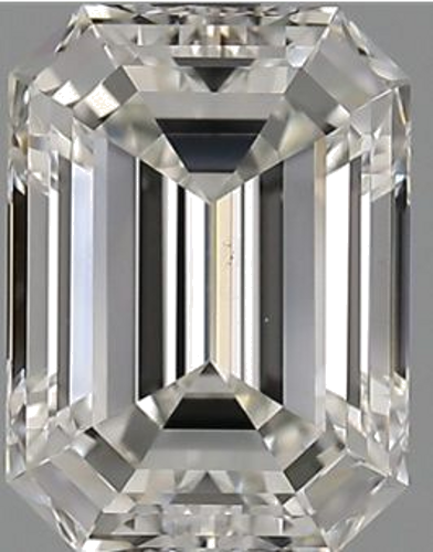 2.5 carat G-VS2 Natūralus Emerald Deimantas (1)