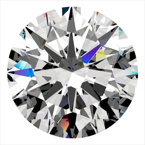 0.4 carat D-VVS2 Excellent cut Natūralus Round Deimantas (1)