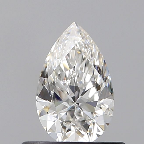 0.5 carat F-SI1 Natūralus Pear Deimantas (1)