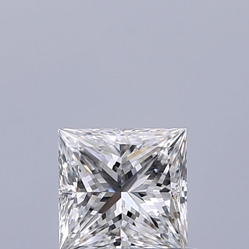 0.51 carat F-VVS1 Natūralus Princess Deimantas (1)