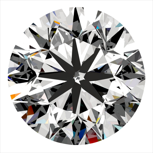 0.4 carat G-SI1 Very Good cut Natūralus Round Deimantas (1)