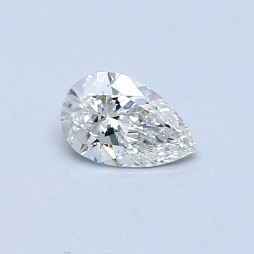 0.31 carat G-VVS2 Natūralus Pear Deimantas (1)
