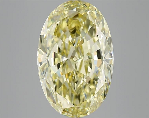 5.6 carat Fancy Yellow-VVS2 Natūralus Oval Deimantas (1)