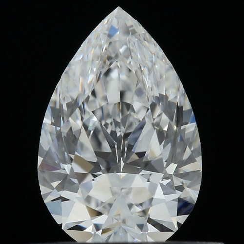 0.51 carat D-IF Natūralus Pear Deimantas (1)