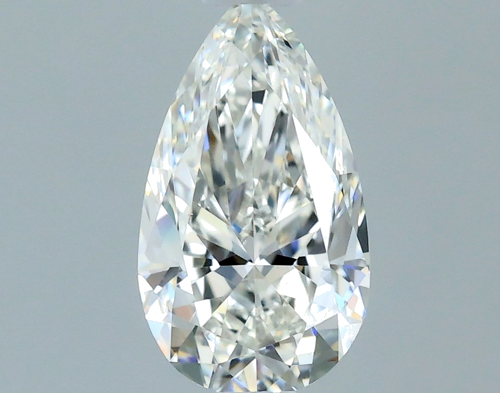 0.7 carat H-VS1 Natūralus Pear Deimantas (1)