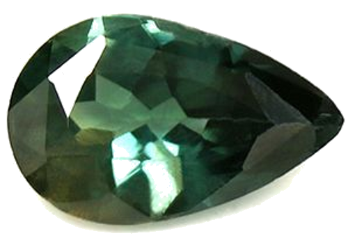 0.64 carat TEAL Pear Safyras (1)