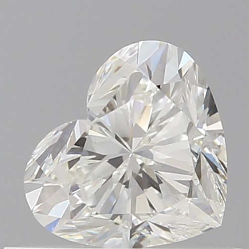 0.53 carat H-VS1 Natūralus Heart Deimantas (1)
