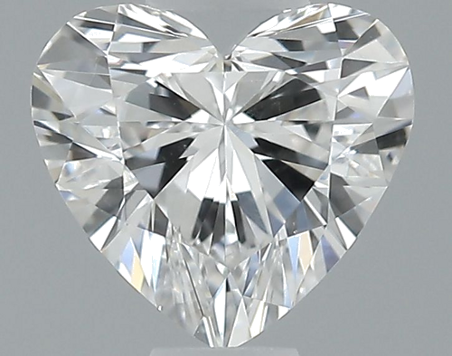 0.52 carat F-VS2 Natūralus Heart Deimantas (1)
