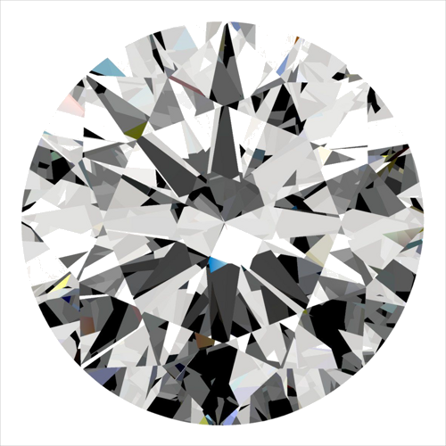 0.3 carat F-VVS1 Excellent cut Natūralus Round Deimantas (1)
