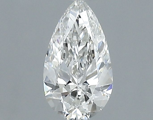 0.3 carat F-VVS2 Natūralus Pear Deimantas (1)