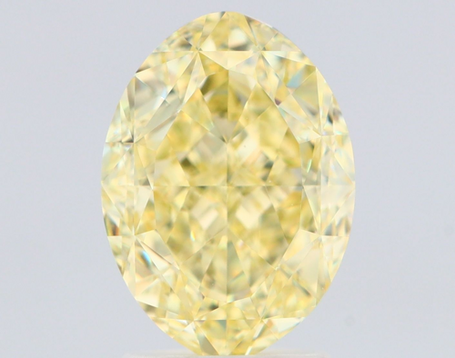 3.02 carat Fancy Yellow-VVS2 Natūralus Oval Deimantas (1)
