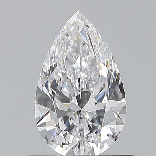 0.7 carat D-VS2 Natūralus Pear Deimantas (1)