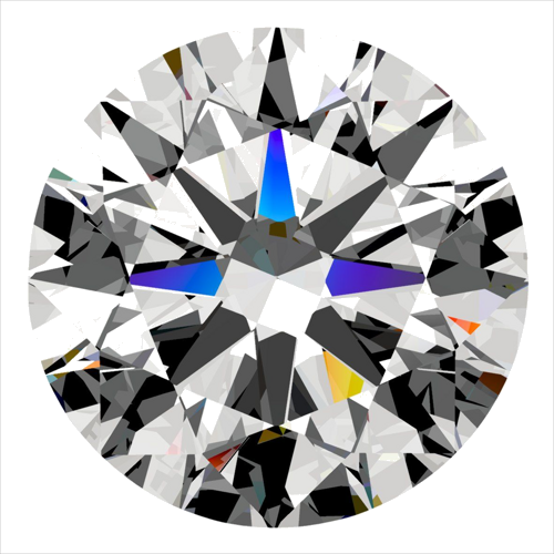 0.3 carat H-VVS1 Excellent cut Natūralus Round Deimantas (1)