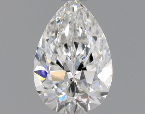 0.45 carat G-VVS2 Natūralus Pear Deimantas (1)
