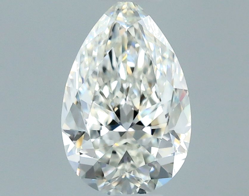0.5 carat H-VS1 Natūralus Pear Deimantas (1)