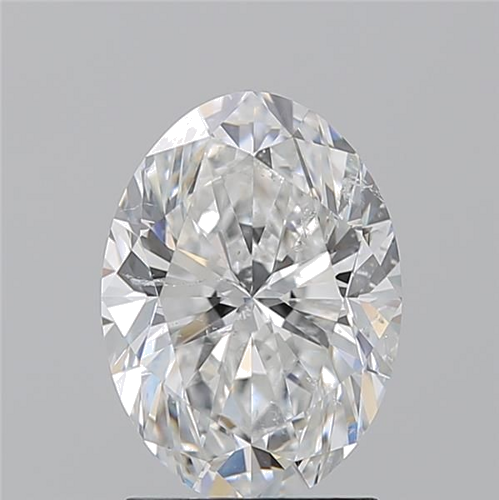 2.21 carat F-SI2 Natūralus Oval Deimantas (1)