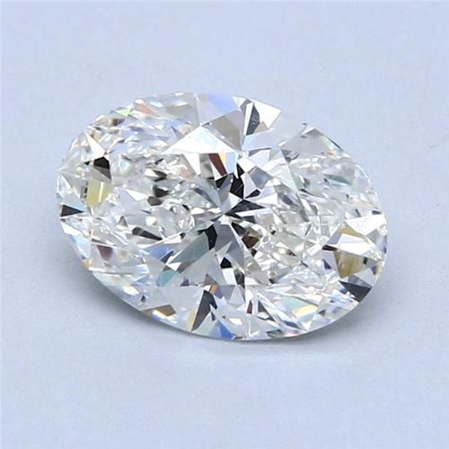 2.06 carat H-SI1 Natūralus Oval Deimantas (1)