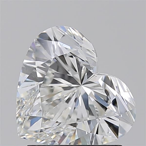 1.5 carat G-VS2 Natūralus Heart Deimantas (1)