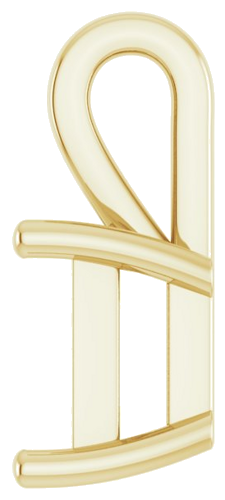 14K Yellow 7 mm Square Pendant Mounting (3)