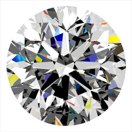 0.3 carat F-VS2 GD cut Natūralus Round Deimantas (1)