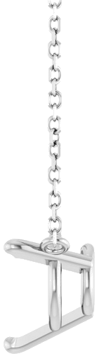 Pakabukas „Solitaire“ 14k white gold Round 8.5mm (3)