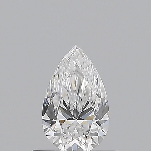 0.52 carat D-VS2 Natūralus Pear Deimantas (1)