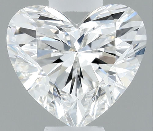 0.33 carat F-VVS2 Natūralus Heart Deimantas (1)